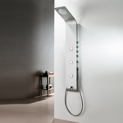 Στήλη Ντους-Υδρομασάζ Icos Lete Satin